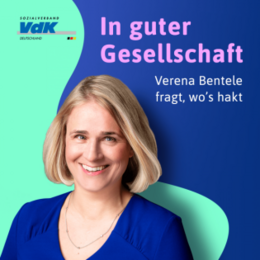 In guter Gesellschaft (Verena Bentele) Logo des Podcasts "In guter Gesellschaft" mit Verena Bentele